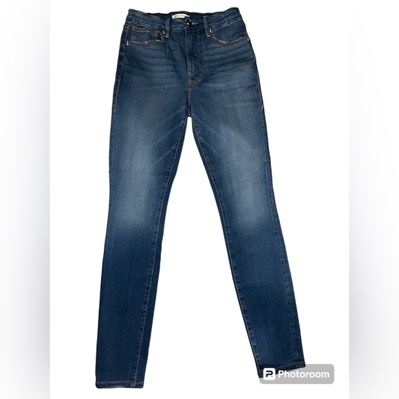 Good American Denim - Good American blue denim skinny jeans 4